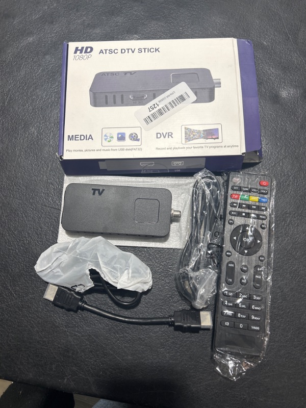 Photo 2 of Digital Converter Box for TV - 2023 Newest ATSC TV Tuner Hidden Behind TV, DCOLOR TV Stick HDMI Connection, 4T DVR, 1080P Output, Timer Setting, 2-in-1 Remote, Powered by TV USB or Adapter