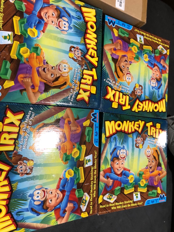 Photo 1 of 4 PACK MONKEY TRIX TOY GAME 