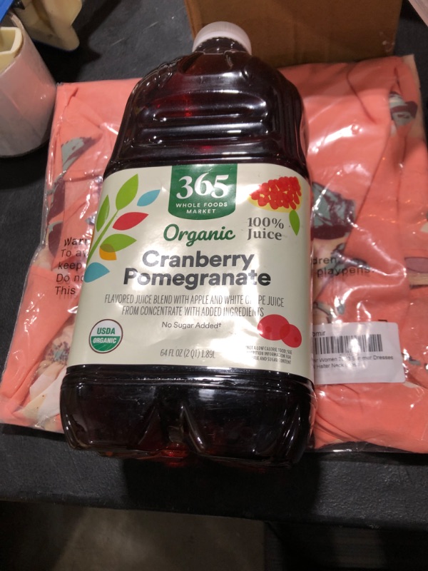 Photo 2 of 365 by Whole Foods Market, Organic Cranberry Pomegranate Juice, 64 Fl Oz EXP 2024 