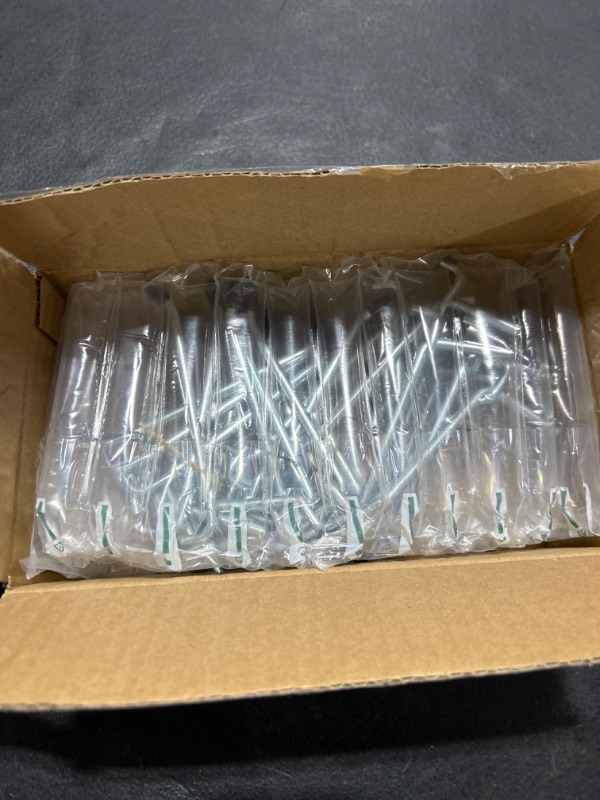 Photo 1 of 15 Pcs Peg Hooks for Pegboard, 4 Inch Pegboard Hooks, Pegboard Double Hooks Fit 1/4” PegBoard Holes, Heavy Duty Pegboard Pegs with Black Rubber Tipped, Peg Board Organizer Accessories for Garage 15pcs 4inch peg hooks