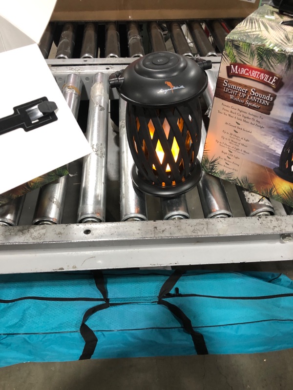 Photo 1 of Margaritaville Tiki Torch - Waterproof Bluetooth Speaker, Portable Party Speaker with Flickering LED Lights, Perfect for Travel, Parties, Yards, and Pools 1 Pack