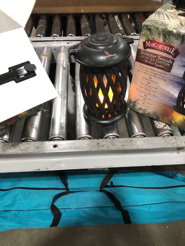 Photo 3 of Margaritaville Tiki Torch - Waterproof Bluetooth Speaker, Portable Party Speaker with Flickering LED Lights, Perfect for Travel, Parties, Yards, and Pools 1 Pack