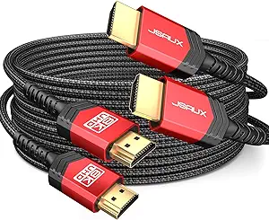 Photo 1 of 2 hdmi 8k cables unknown cord size 