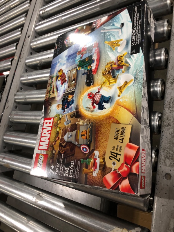 Photo 2 of LEGO Marvel Avengers 2023 Advent Calendar 76267 Holiday Countdown Playset with Daily Collectible Surprises and 7 Super Hero Minifigures such as Doctor Strange, Captain America, Spider-Man and Iron Man