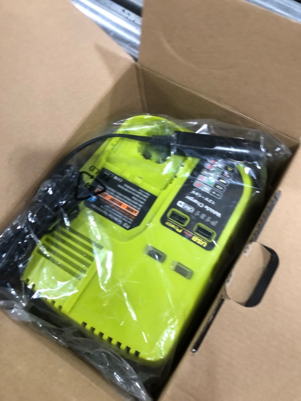 Photo 2 of Compaitble with Ryobi P131 One+ Portable Dual Chemistry Lithium Ion or NiCad Vehicle Charger,Car Battery Charger, for Battery P107 P102 P108 P122 P161 P190 P191 P192 P100 P103 P104 P105 P106