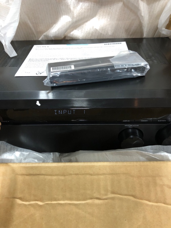 Photo 1 of Sony STRDH190 2-ch Home Stereo Receiver with Phono Inputs & Bluetooth Black