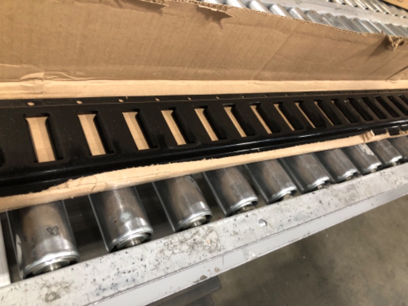 Photo 2 of DC Cargo Mall E Track Tie-Down Rail, Black Powder-Coated 12 Gauge Steel ETrack TieDown, 5' x 5 Horizontal E-Track, Bolt-On Tie Down Rail for Cargo on Pickups, Trucks, Trailers, Vans