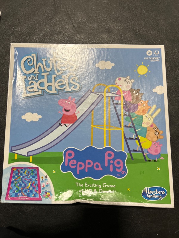 Photo 2 of Chutes and Ladders: Peppa Pig Edition Board Game for Kids Ages 3 and Up, Preschool Games for 2-4 Players