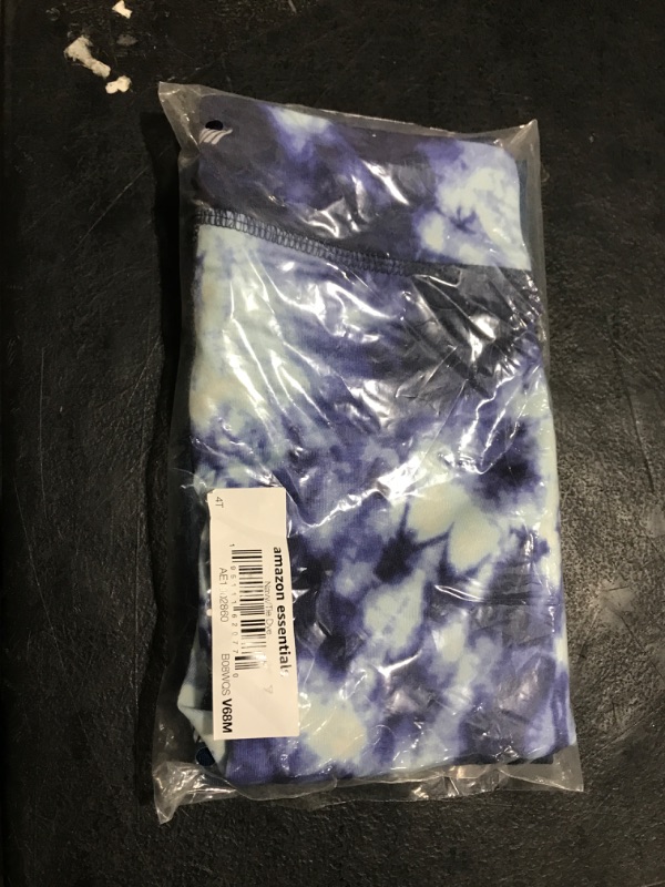 Photo 2 of Amazon Essentials Girls and Toddlers' Full-Length Active Leggings, Multipacks 2 Navy/Tie Dye 4T