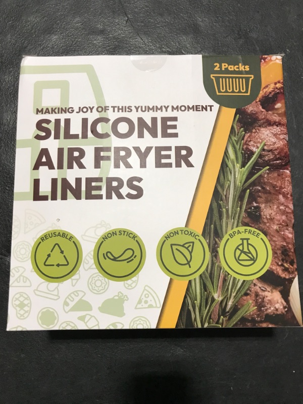 Photo 1 of 2 PACK SILICONE AIR FRYER LINERS