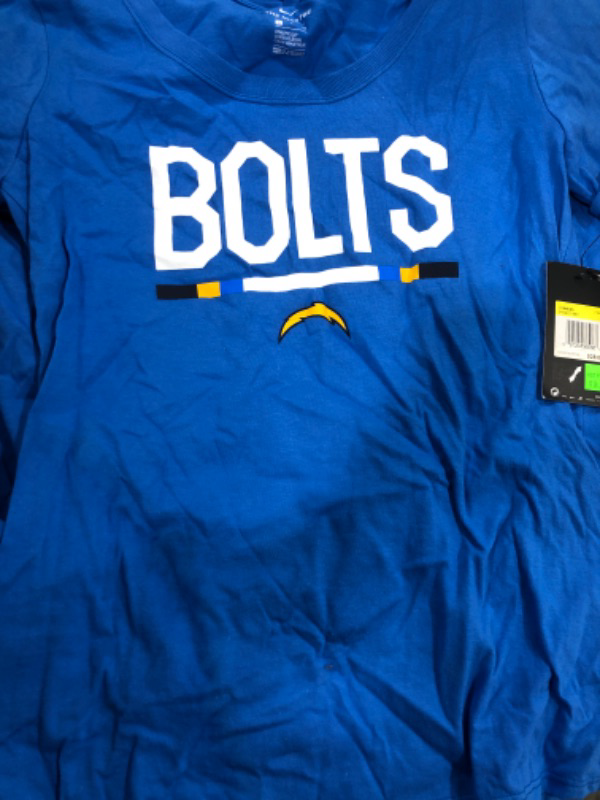 Photo 1 of Bolts chargers NFL SHIRT WOMAN- S