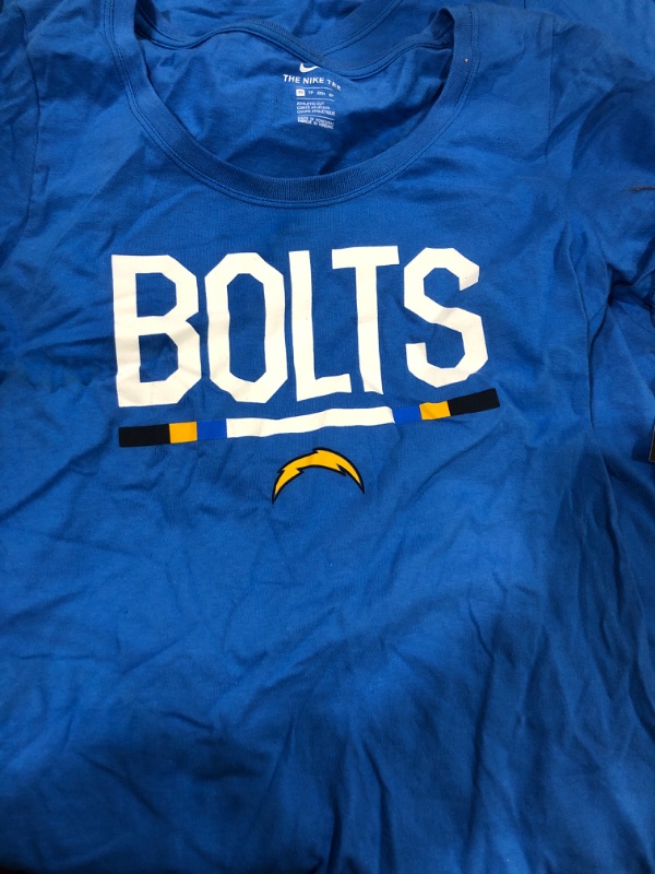 Photo 1 of Bolts chargers NFL SHIRT WOMEN - XS 