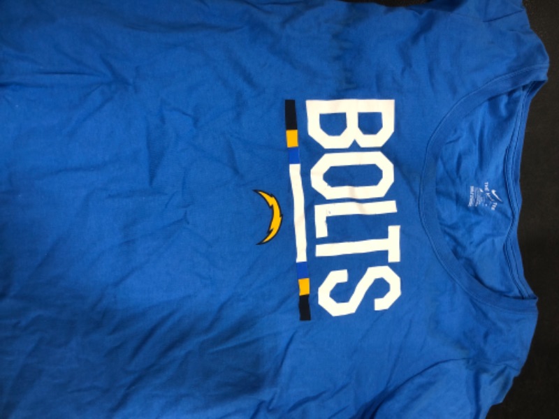 Photo 1 of Bolts chargers NFL SHIRT WOMEN - M 