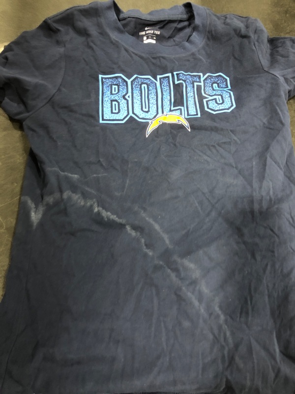 Photo 1 of Bolts chargers NFL SHIRT - WOMEN - S