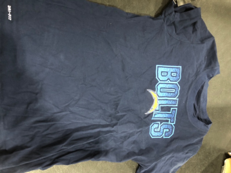 Photo 1 of Bolts chargers NFL SHIRT - WOMEN - SMALL 