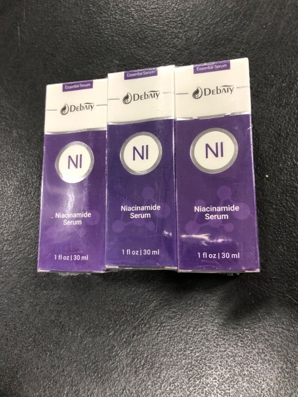 Photo 1 of 3 Pack Niacinamide Serum for Face Moisturizing Inhibits Melanin & Restore Skin Natural, Anti-Aging and Shrinks Pores (1Fl.Oz / 30ml)

