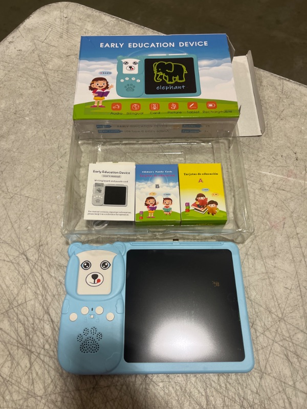 Photo 2 of 2 in 1 Talking Flash Cards with LCD Writing Tablet for Kids, 510 Words Flash Cards for Kids Ages 4-8 Speech Therapy Autism Toys, Educational Learning Toys Gifts for 3 4 5 6 Year Old
