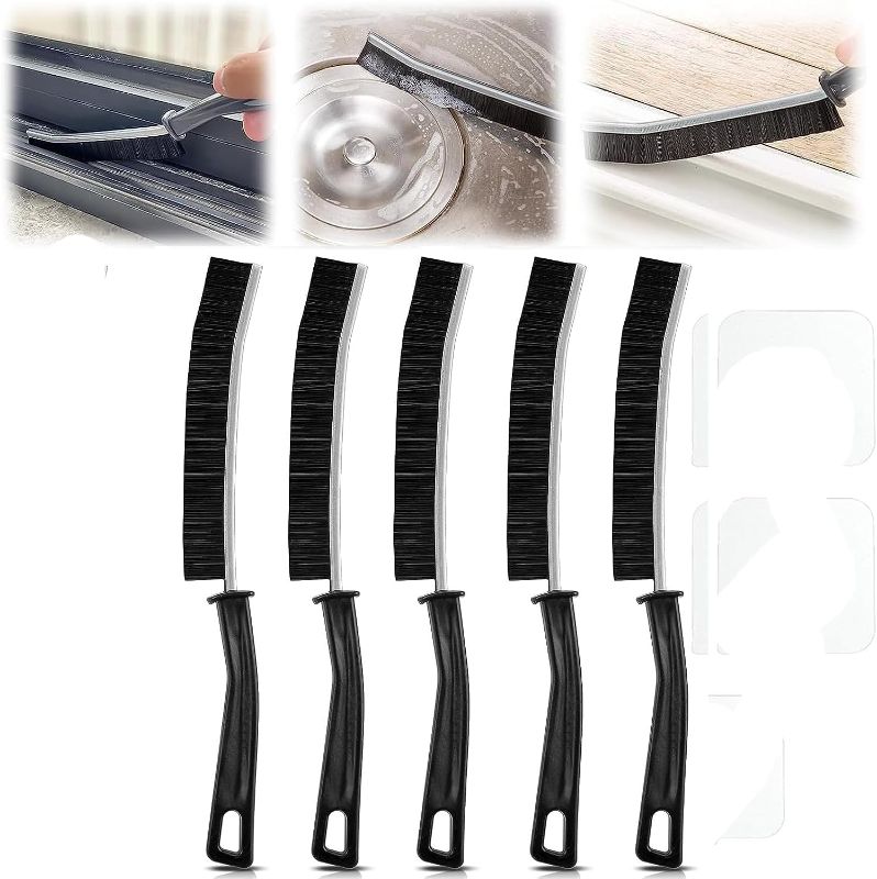 Photo 1 of 5pcs Gap Cleaning Brush Crevice Cleaning Brush, 2023 New Multifunctional Tool,Grout Cleaner Brush Hard Bristle Crevice Cleaning Brush,Bathroom Gap Brush
