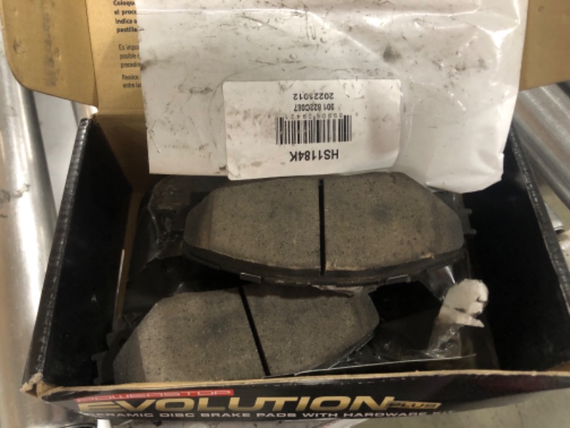 Photo 1 of Power Stop Front 17-1211 Ceramic Brake Pads Z17 Evolution [Application Specific] Ceramic Brake Pads + Hardware