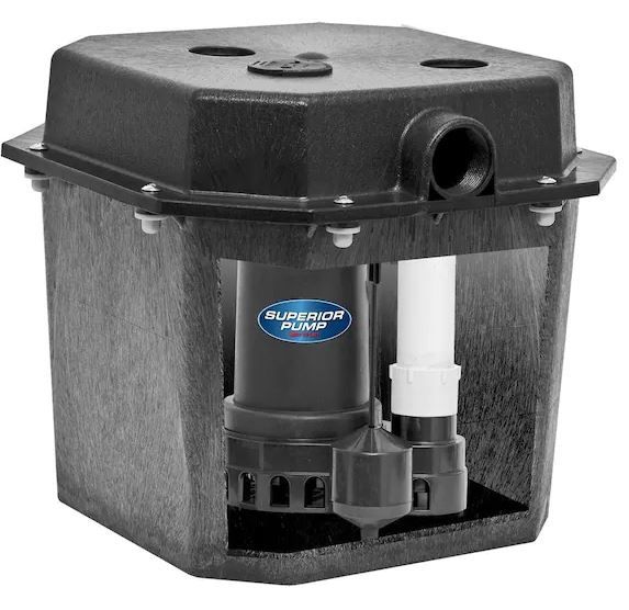 Photo 1 of 92072-U 1/3 HP Submersible Remote Sink Drain Pump System - Easy to Assemble
