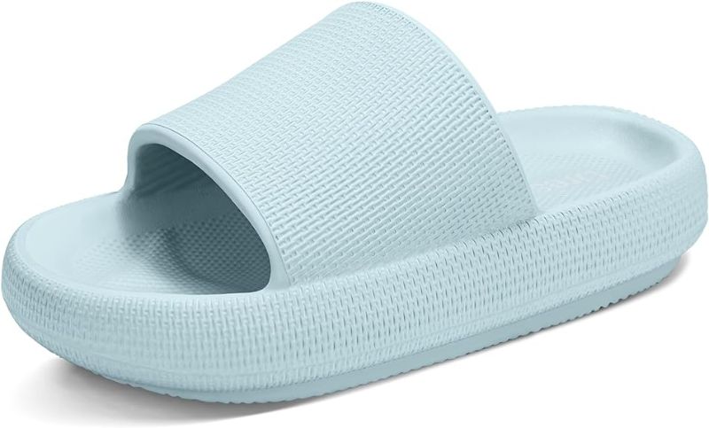 Photo 1 of Dresofu Cloud Slippers for Women and Men Bathroom Sandals Non-Slip Pillow Slippers Cushioned Thick Sole Shower Slippers…
