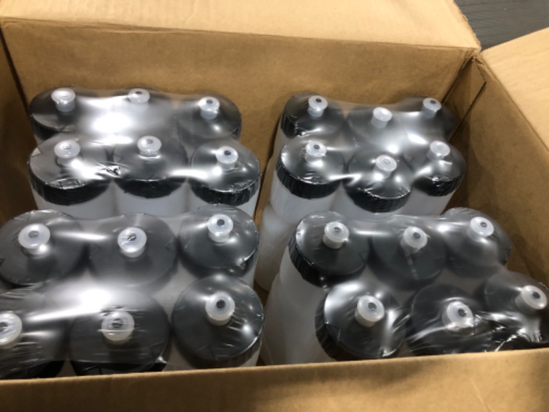Photo 1 of 50 Strong Bulk Water Bottles | 24 Pack Sports Bottle | 22 oz. BPA-Free Easy Open with Pull Top Cap | Made in USA | Reusable Plastic Water Bottles for Adults & Kids | Top Rack Dishwasher Safe