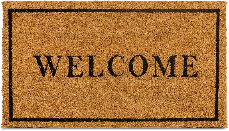 Photo 1 of (**STOCK PHOTO**)SMALL BROWN MAT FOR FRONT DOOR
Welcome mat