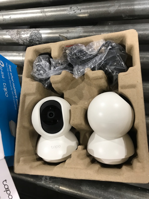 Photo 1 of TP-Link Tapo 2K Pan/Tilt Security Camera for Baby Monitor, Dog Camera w/ Motion Detection, 2-Way Audio, Siren, Night Vision, Cloud & SD Card Storage, Works with Alexa & Google Home, 2-Pack (C210P2) 2K Two Pack