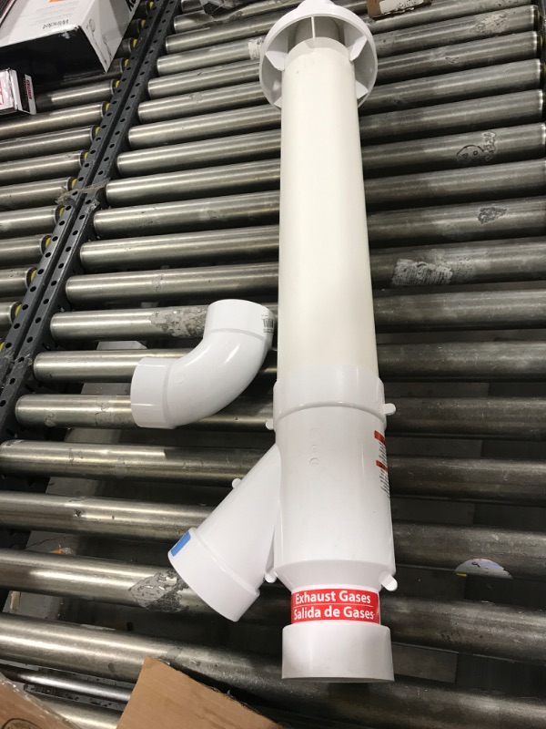 Photo 1 of 3 in. PVC Horizontal or Vertical Concentric Vent Termination Kit for High Efficiency Tankless Gas Water Heaters
