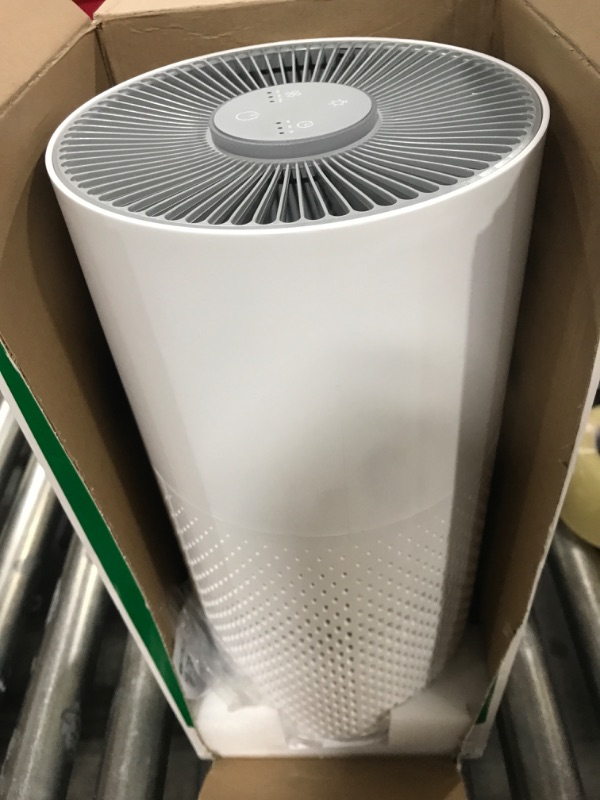 Photo 1 of Afloia Air Purifiers for Home Large Room Up to 1076 Ft², H13 True HEPA Air Purifiers for Bedroom 22 dB, Air Cleaners Dust Remover for Pet Mold Pollen, Odor Smoke Eliminator, Kilo White, 7 Color Light