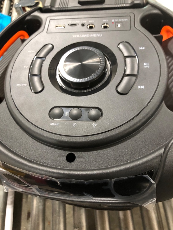 Photo 1 of Max Power DJ Speaker - MPD592-OMNIA 12 Portable Sound System -Bluetooth Multi LED Light Speaker Set Perfect for Indoor and Outdoor - PA Speaker System with Remote with Microphone