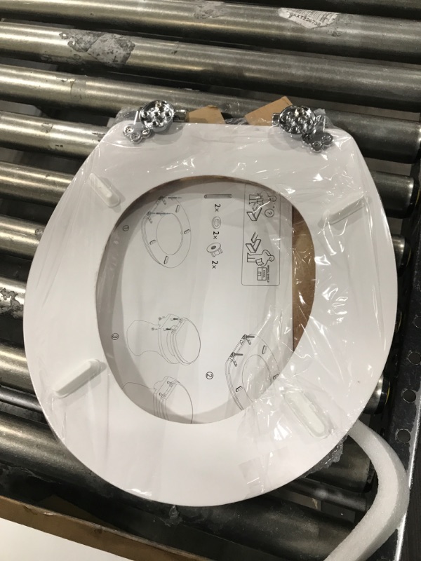 Photo 2 of  Toilet Seat view tropical beach clear water Resin Toilet Seat with Quietly Close Quick Release Hinges Decorative Toilet Seat with Cover Easy to Clean and Install