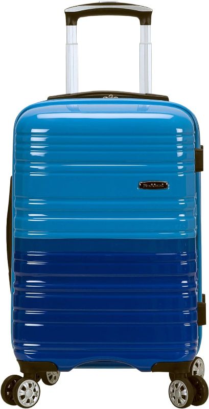 Photo 1 of  Hardside Expandable Spinner Wheel Luggage, Two tone blue, Carry-On 20-Inch