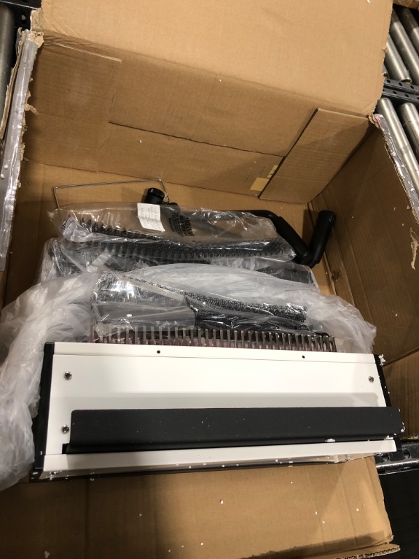 Photo 2 of Rayson TD-1500B34 Binding Machine, Square Size Holes, 3:1 Pitch Wire-O Binder Punch 15 Sheets/Bind 130 Sheets with Sturdy Metal Construction