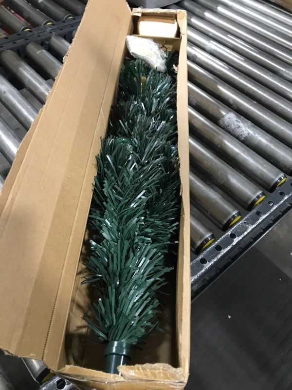 Photo 2 of 3ft Green Fiber Optic Christmas Tree,Prelit Artificial Tabletop Mini Christmas Tree,Star,Butterfly and Ball Ornaments for Best Holiday Home Decorations