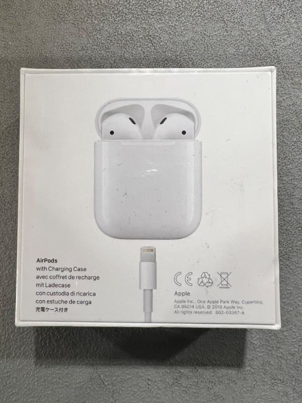 Photo 4 of Brand new in package, AirPods with Charging Case