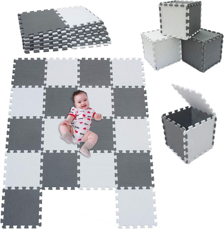 Photo 1 of 18PCS Foam Play Mat Tiles|Interlocking Floor Mats for Children|Multicoloured Foam Floor Tiles| Children Jigsaw Tiles playmat .Size 1.62 Sqm Baby Play mat. 