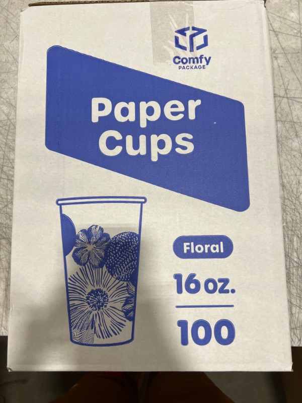Photo 1 of 100 16 oz Paper cups 