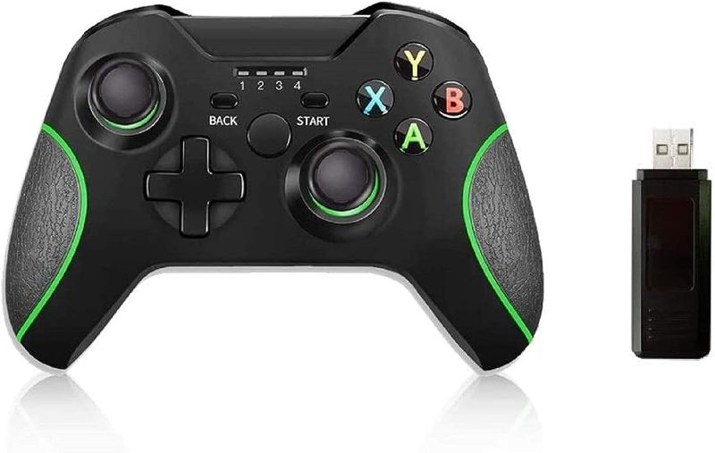 Photo 1 of RIBOXIN 2.4G Wireless Controller for Xbox One Game Controller for Xbox one/Xbox one S/Xbox one X Wireless Controller PC Controller Pro Game Controller for Xbox and PC (with No Audio Jack)