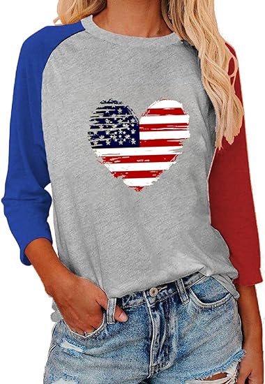 Photo 1 of Baseball Mom Shirts for Women Raglan 3/4 Sleeve Color Block Cute Tops Casual T-Shirts Comfy Blouses 