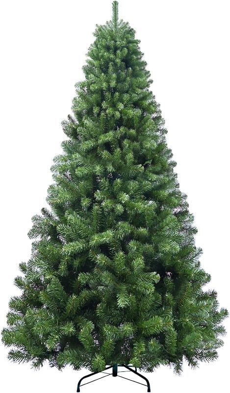 Photo 1 of 4ft Christmas Tree, Premium PVC Fir Artificial Holiday Christmas Tree, Ideal for Home, Office, and Xmas Party Decoration, Includes Metal Foldable Stand
