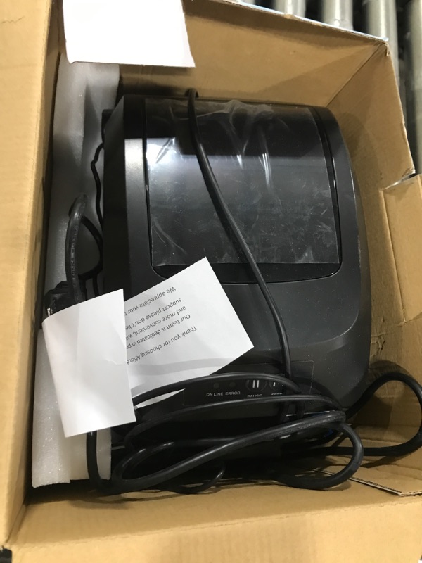 Photo 1 of Thermal Label Printer – Shipping Label Printer Compatible with Amazon, USPS, Ebay, FedEx, UPS– 4 x 6 Shipping Labels Portable Printer for Retail, Warehouse – Fast Printing Speed and High Resolution
