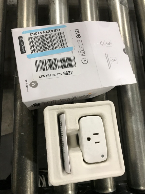 Photo 2 of Eve Energy Smart Plug, App/Voice Control, Matter, Apple HomeKit - White & Eve Light Switch, Apple HomeKit, Bluetooth/Thread, No Hub, White Eve Energy Matter + Light Switch