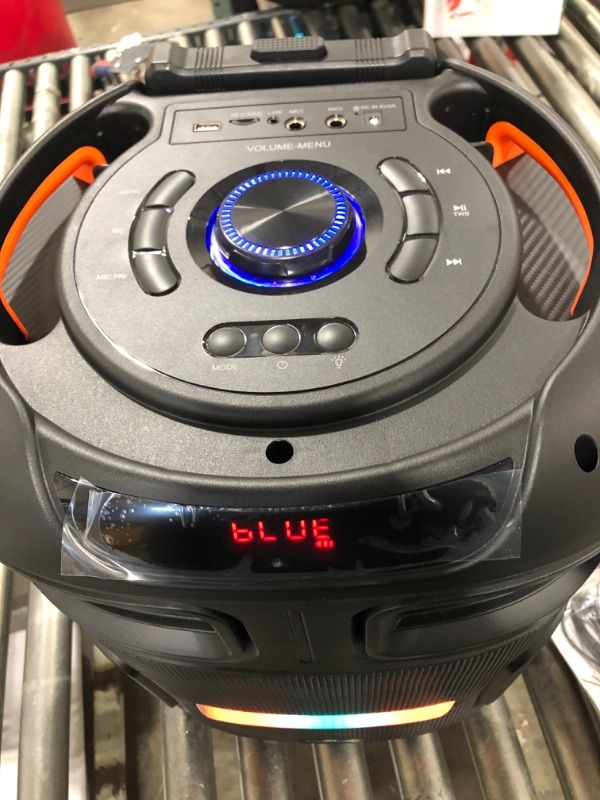 Photo 1 of Max Power DJ Speaker - MPD592-OMNIA 12 Portable Sound System -Bluetooth Multi LED Light Speaker Set Perfect for Indoor and Outdoor - PA Speaker System with Remote with Microphone