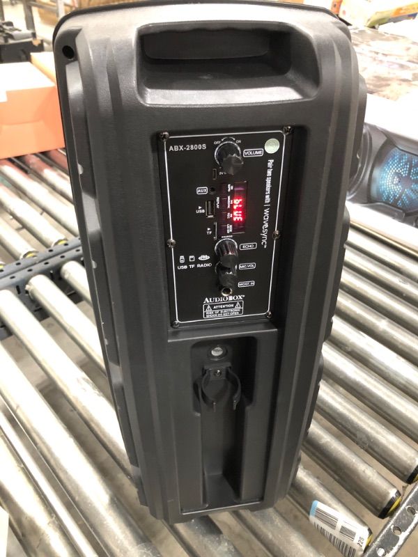 Photo 1 of Audiobox 2 x 8" Stacked PA Speaker with Stand
