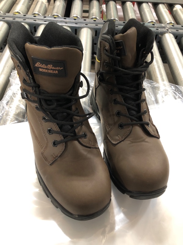 Photo 3 of Eddie Bauer Hillsboro Steel Toe Men's Work Boots size 8.5
