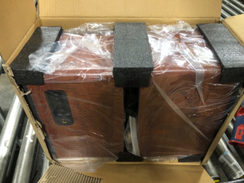 Photo 1 of Saiyin Bookshelf Speakers with MIC Input, 40W X 2 Powered Bluetooth Bookshelf Speakers Pair-Optical Input, 5 Inch 2.0 Stereo Active Speakers with Subwoofer Line Out (DS6801K)