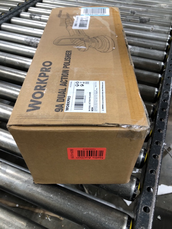 Photo 1 of WORKPRO Buffer Polisher, 6-inch 1080W Dual Action Random Orbital Polish Kit for Car Detailing, 6 Variable Speed DA Polisher with Backing/Woolen/Foam Pads, Towel for Waxing, Buffing, Polishing