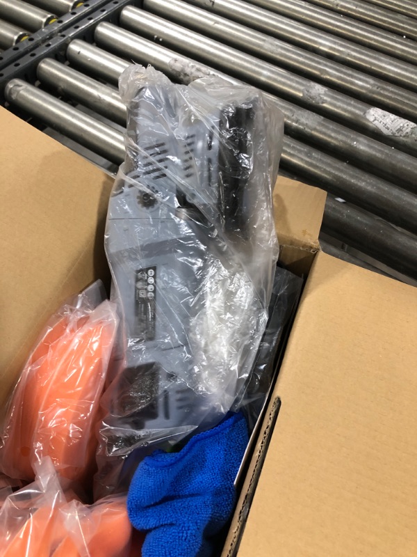 Photo 1 of WORKPRO Buffer Polisher, 6-inch 1080W Dual Action Random Orbital Polish Kit for Car Detailing, 6 Variable Speed DA Polisher with Backing/Woolen/Foam Pads, Towel for Waxing, Buffing, Polishing