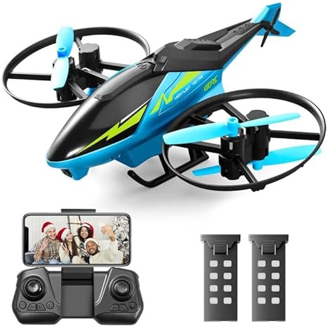 Photo 1 of 4DRC M3 Drone with 1080P HD Camera for Adults,Mini Drones for Kids Beginners,with Auto Hover, One Key Start,3D Flips,Remote Control Foldable Helicopter Boys Toys/Gift,2 Batteries